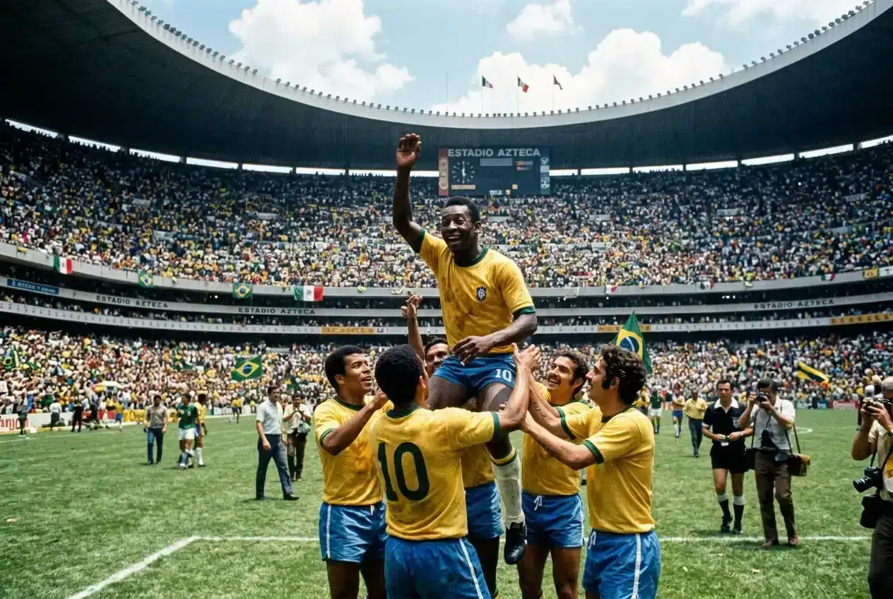 O Palco Onde Pelé Se Consagrou Em 1970 